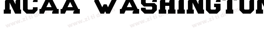 NCAA Washington St R字体转换